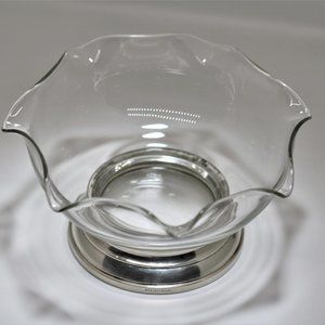 Web Sterling & Crystal Bowl